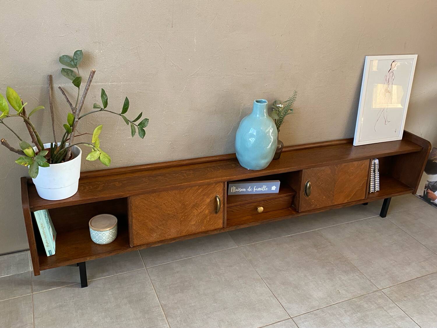 Vintage 50s sideboard (shallow)
