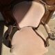 Antique Louis XV style armchair - powder pink fabric