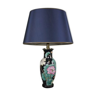 Painted ceramic table lamp