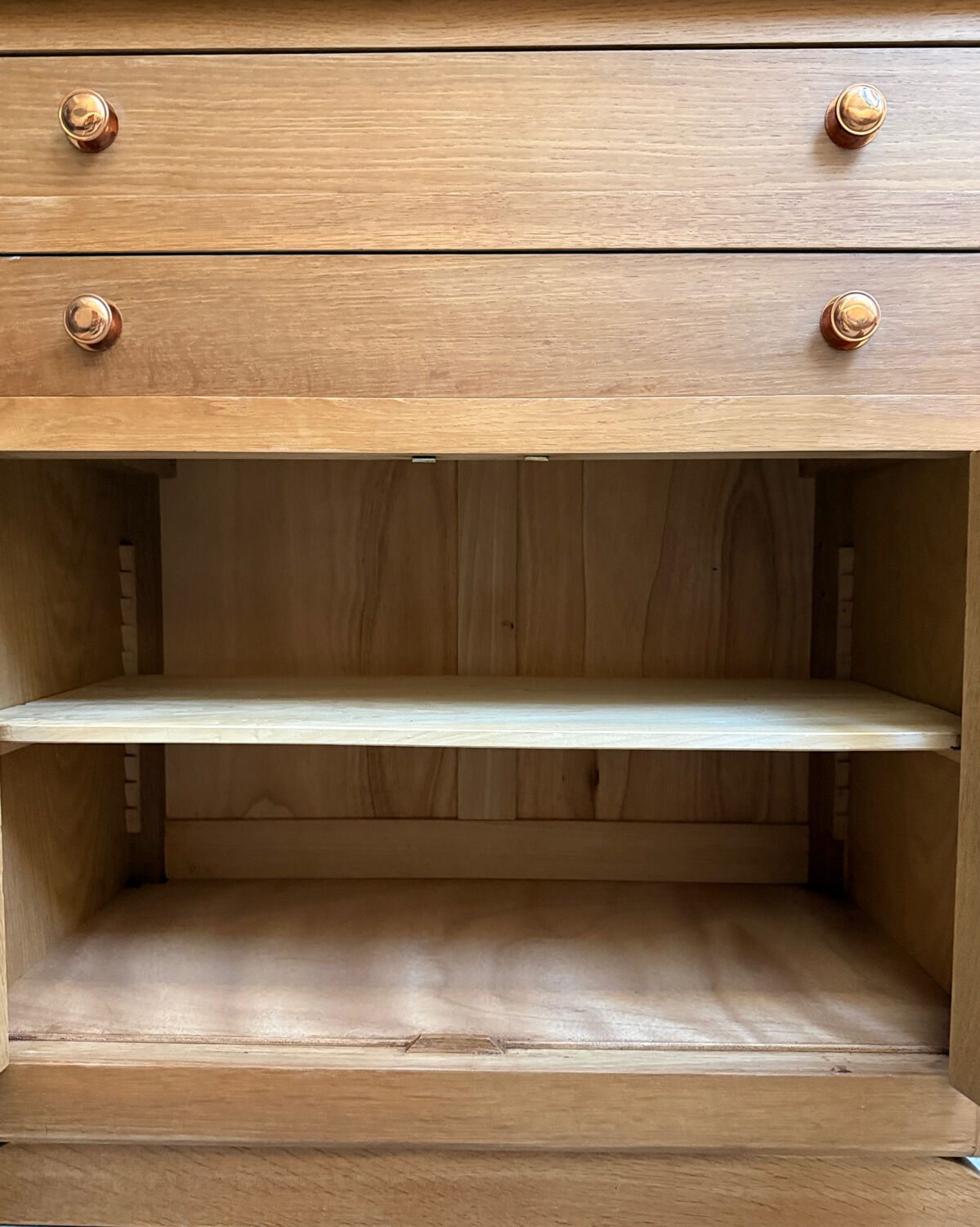 Small Art Deco oak buffet (renovated)