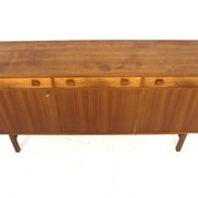 Enfilade scandinave en teck, Suède, 1960