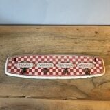 Vintage patère in enamelled sheet metal