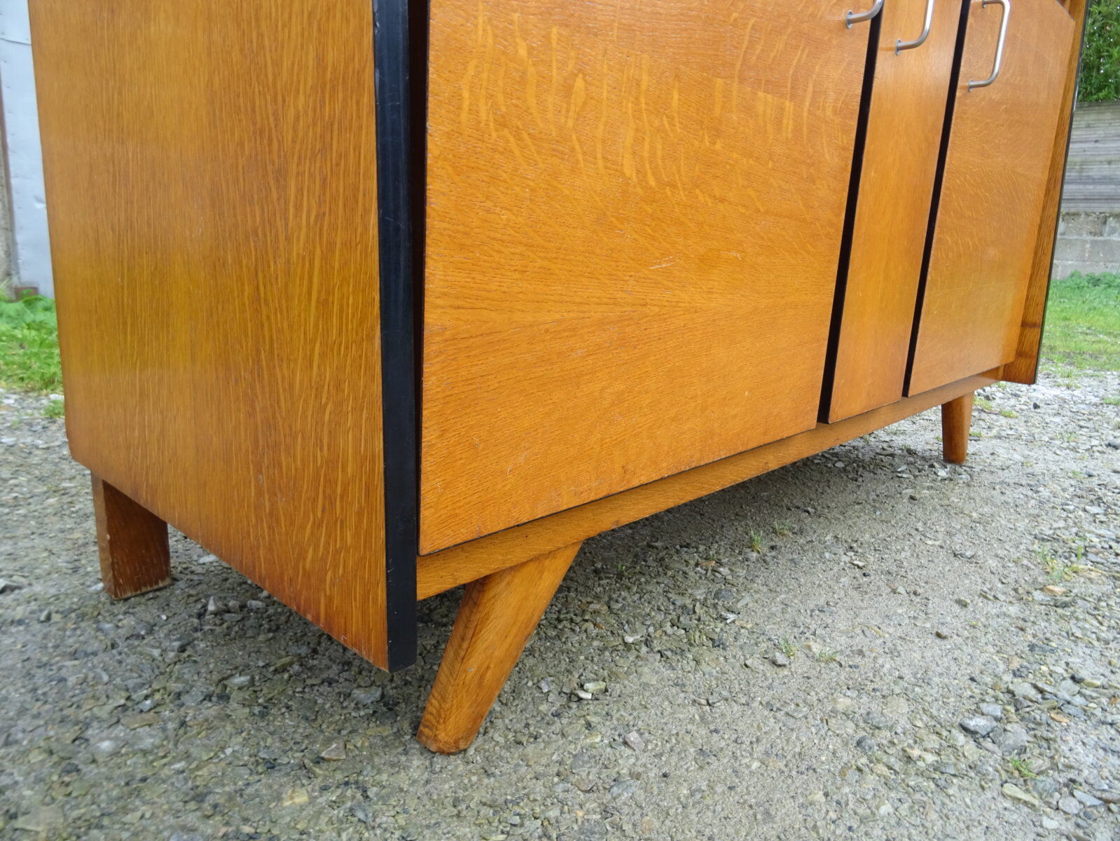 50s oak enfilade