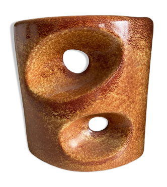 Vase en céramique Roberto Rigon Bertoncello Italie années 60