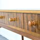 Midcentury Walnut Console Table / Desk By Morris Of Glasgow. Vintage