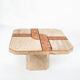 Vintage marble coffee table. Italy, 1990s.