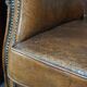 Set de 2 fauteuils club en cuir de mouton
