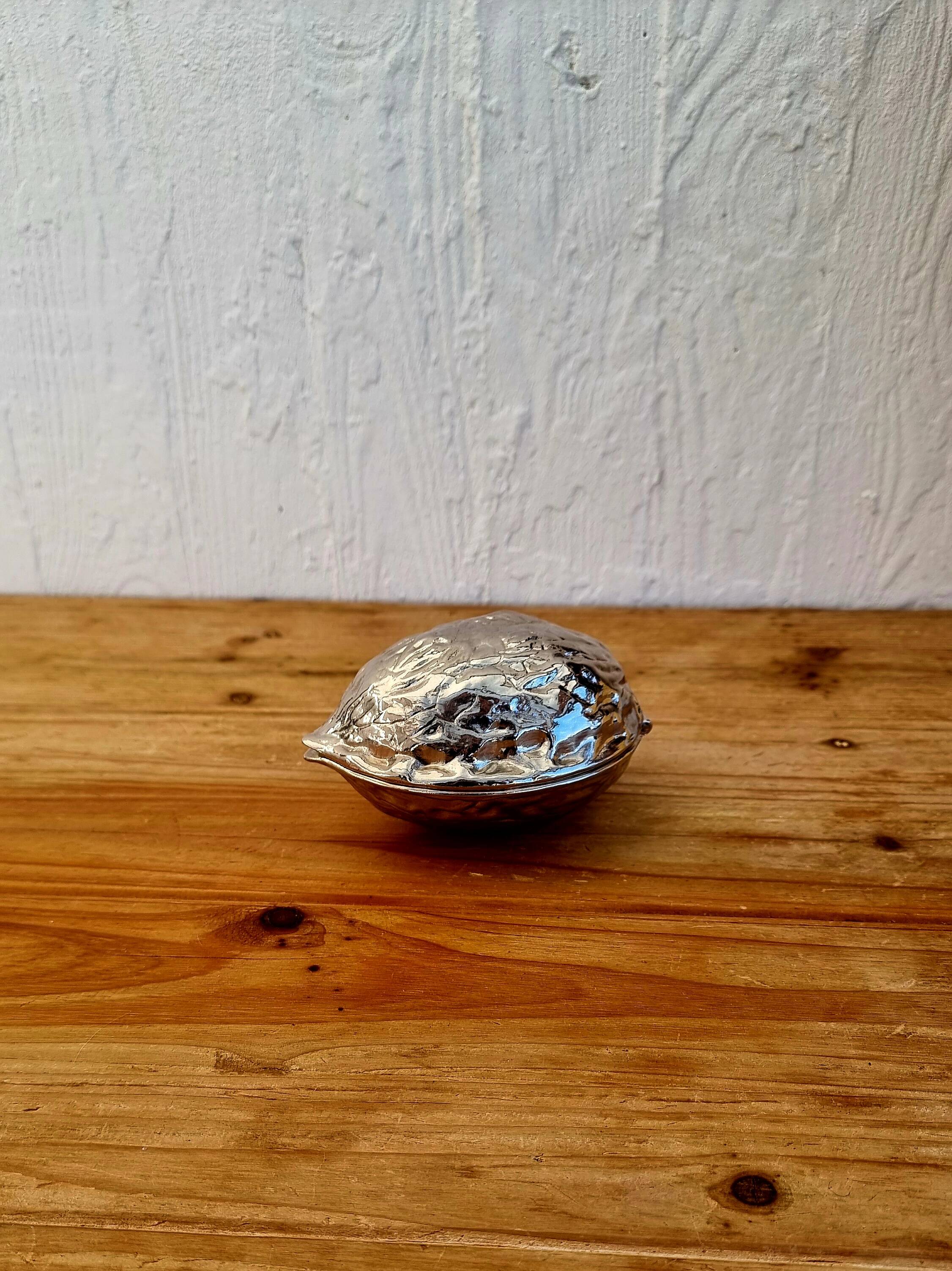 Silver-plated nutcracker