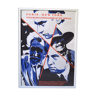 Affiche exposition Paris-New York du Centre Georges Pompidou - 1977 - Echanges littéraires