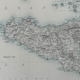 Map of Italy (Southern Sheet) circa 1869 Keith Johnston Royal Atlas