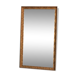 Miroir en stuc doré