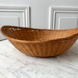 Wicker basket / rattan 70s