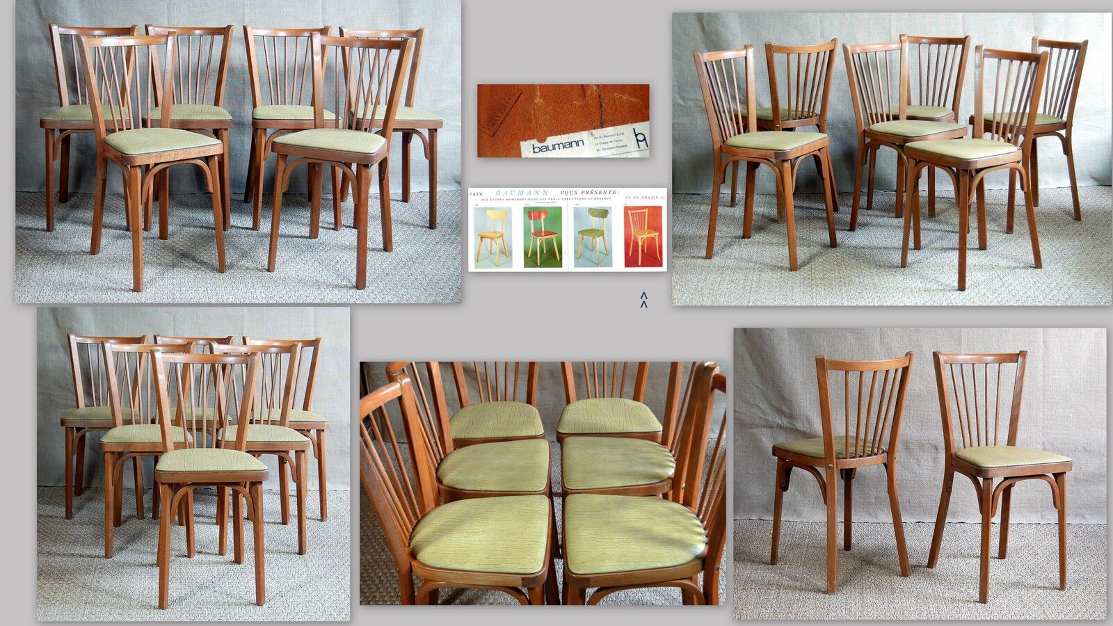 6 chairs bistro Baumann no.53