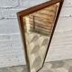 Wall mirror wood frame 119x28cm