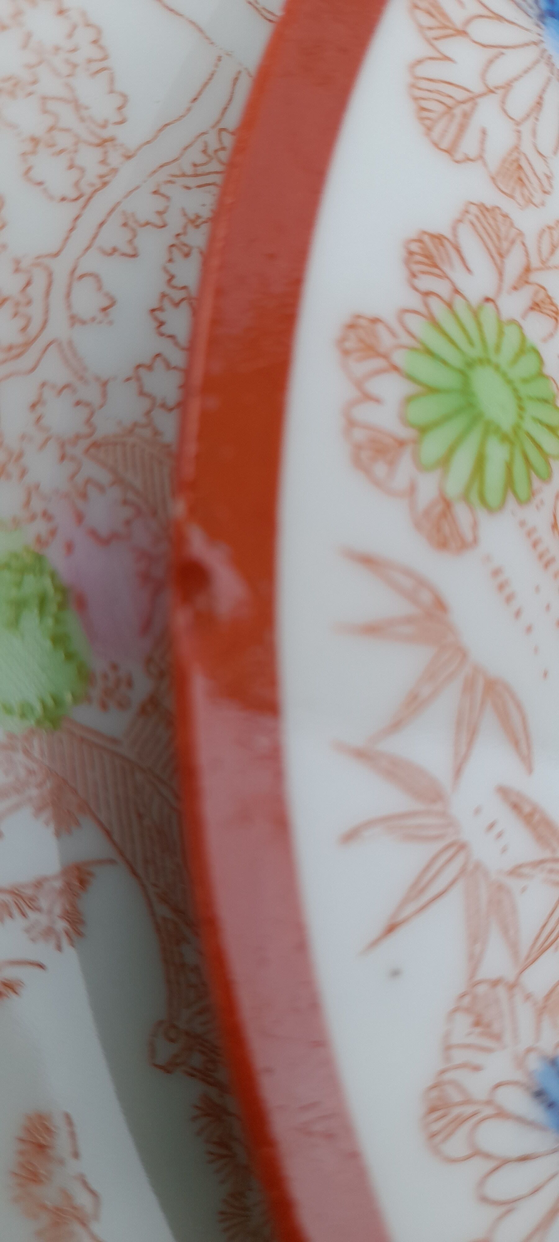 5 Japanese dessert plates diam 18.5 cm