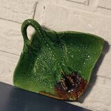 Pocket tray raye vintage earthenware