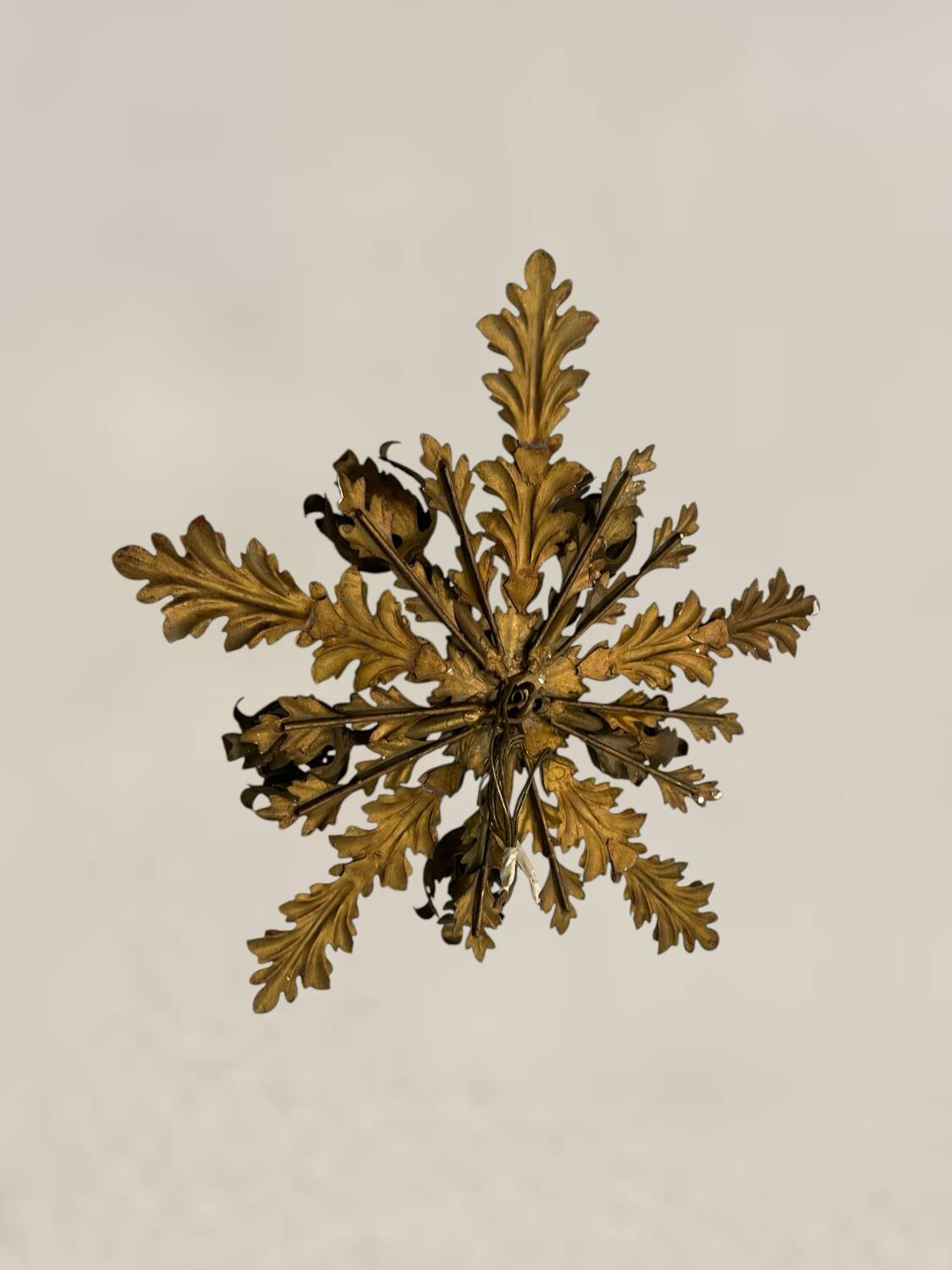 Tole Florentine Vintage Flushmount