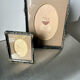 Pair of English Antique Metal Picture Frames in 2 different sizes