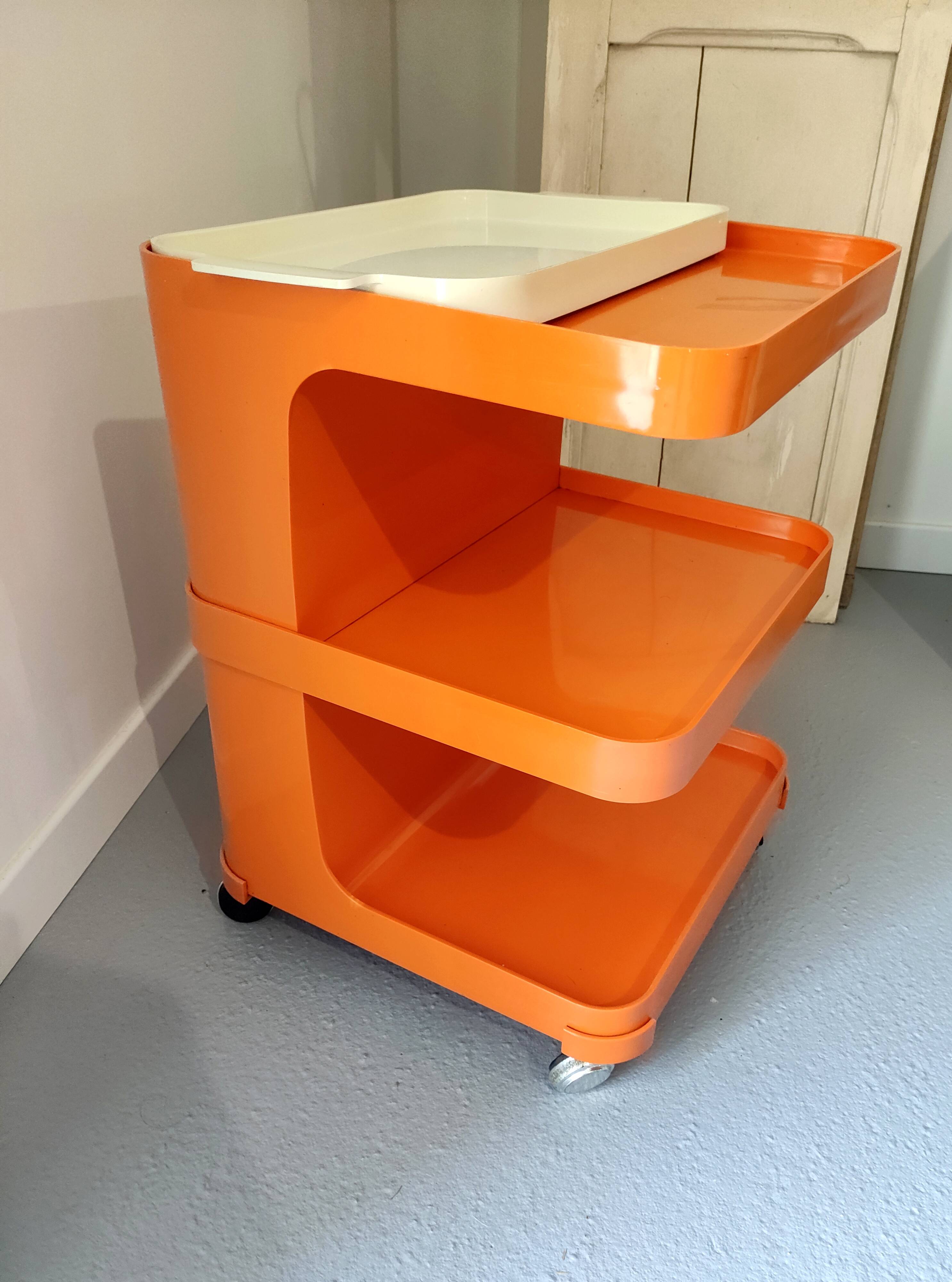 Vintage seventies serving trolley