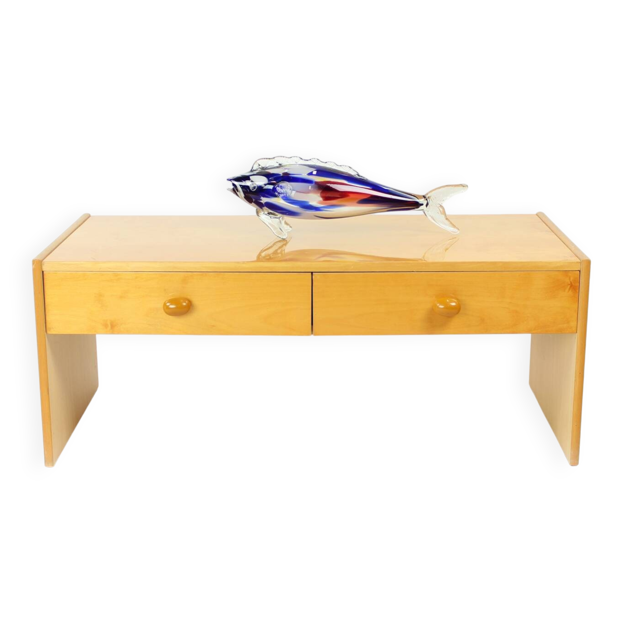 Vintage Vanity Table With Drawers By Up Zavody, Czechoslovakia 1980s