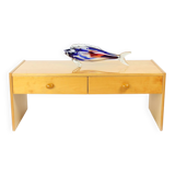 Vintage Vanity Table With Drawers By Up Zavody, Czechoslovakia 1980s