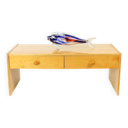 Vintage Vanity Table With Drawers By Up Zavody, Czechoslovakia 1980s