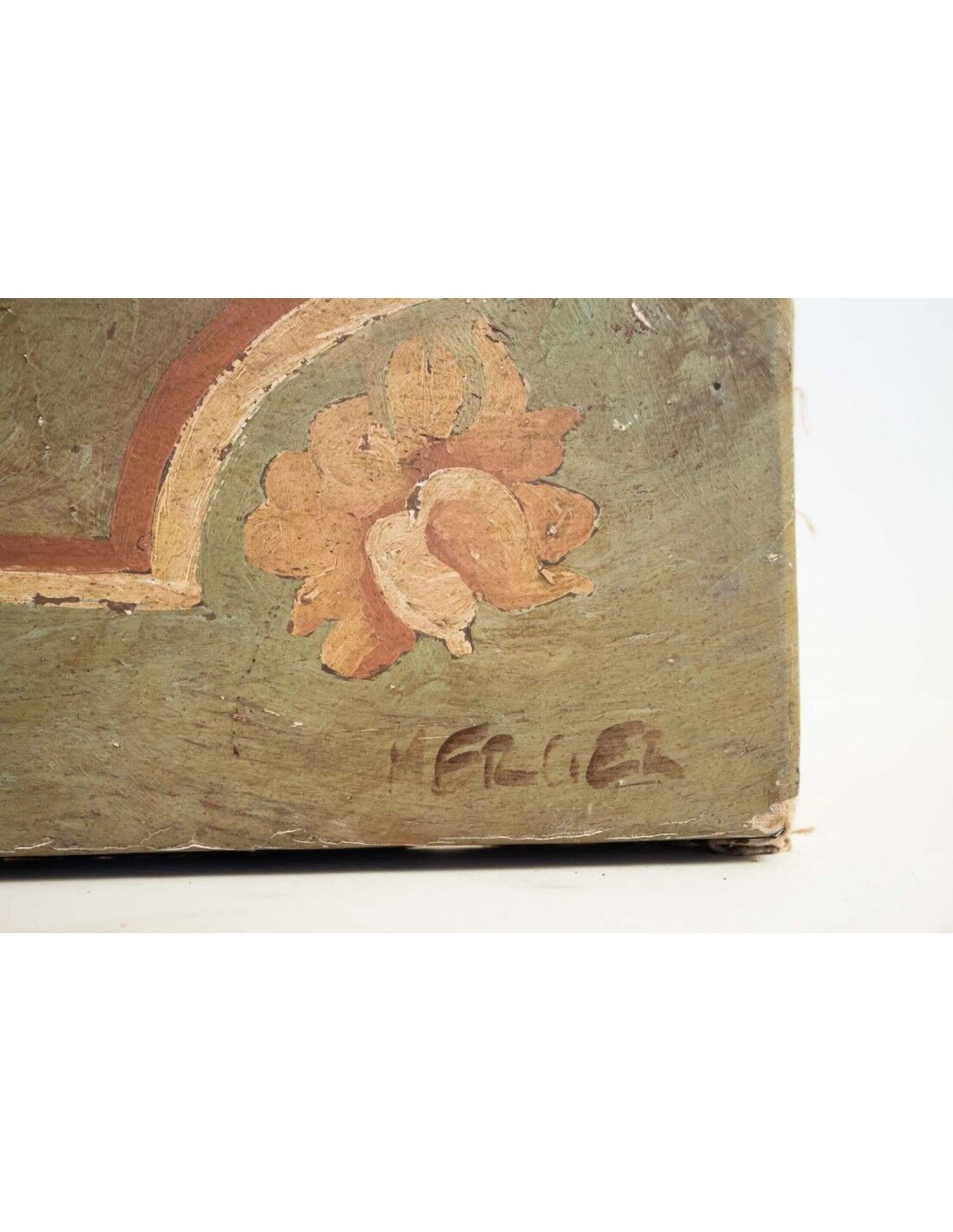 Painted canvas of the twentieth century in the taste of antiquity