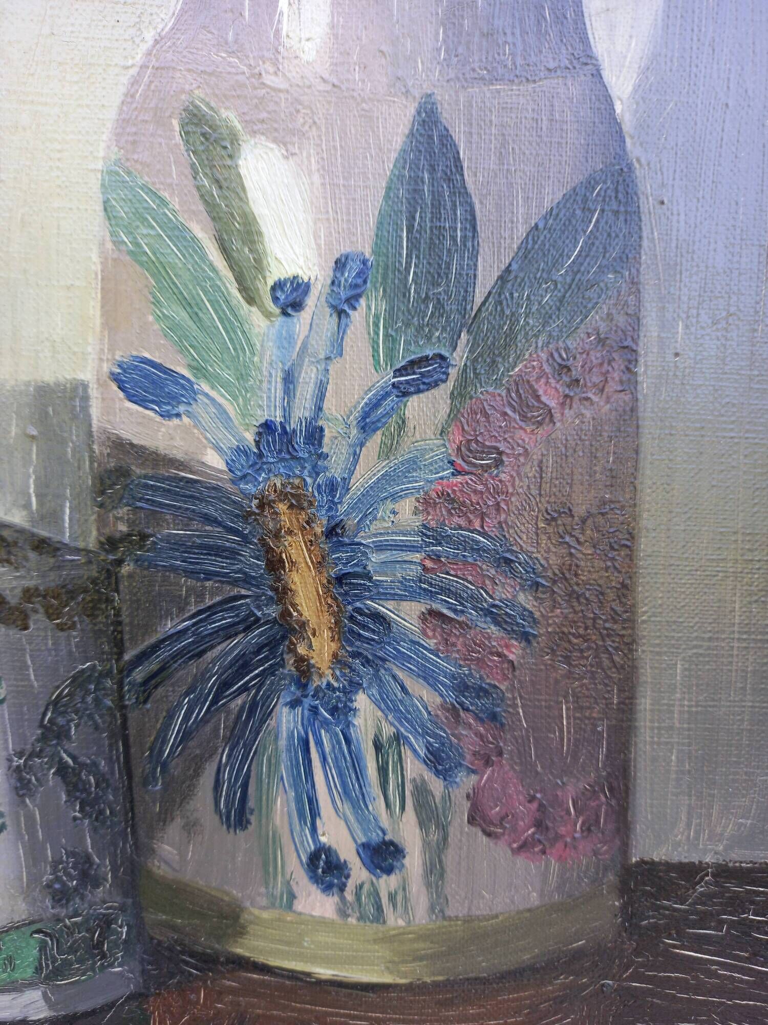 Painting bouquet of flowers Art Deco