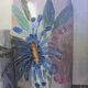 Painting bouquet of flowers Art Deco
