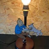 Pied de lampe à poser Tintin Hergé