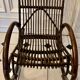 Rocking-chair bambou et rotin