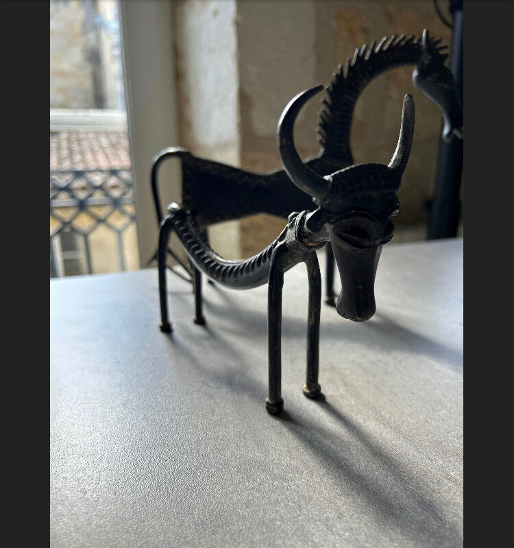 Ethnic figurines zoomorphic metal Orissa