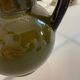 Pitcher in Provence khaki varnished clay signature Camares