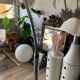 Floor lamp arch foot marble