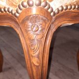 Louis XV style upholstered stool