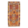 5x10 Red & Orange Geometric Vintage Kilim Rug,142x302Cm