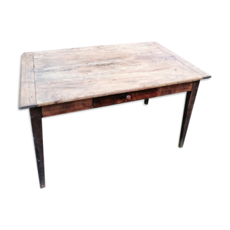 Table de ferme ancienne 132cm