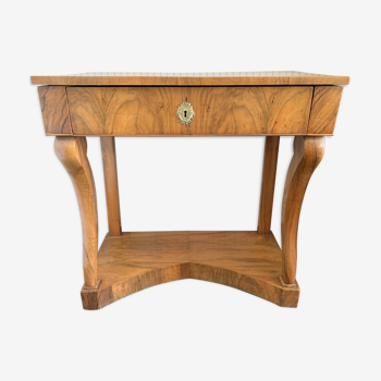 Console Louis-Philippe in walnut bramble