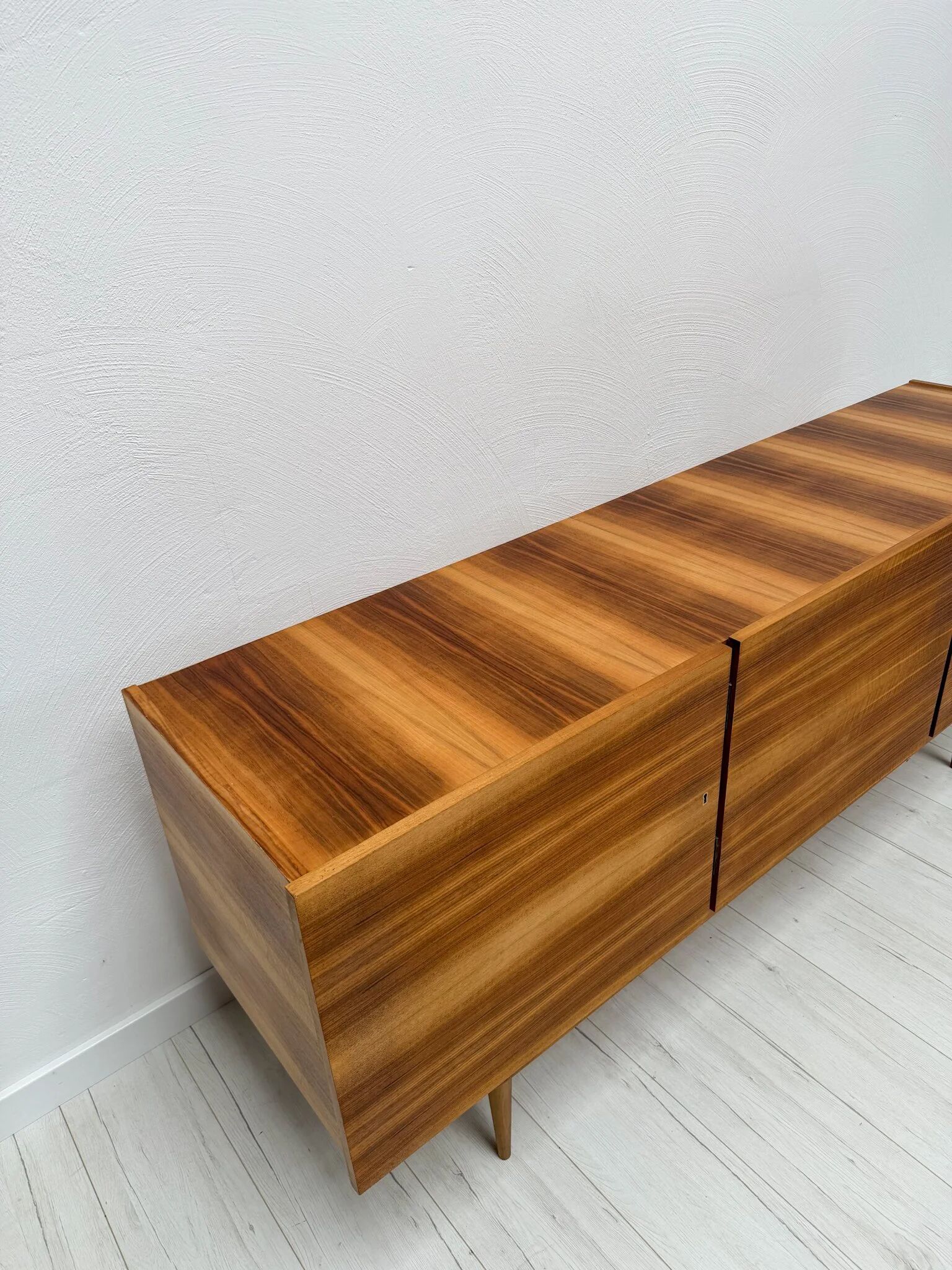 1960s vintage German mid-century walnut sideboard