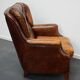 Fauteuil club vintage hollandais en cuir