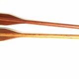 Vintage old oars pair