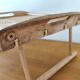 Folding bed tray