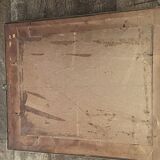 Old wood frame with a gold finish