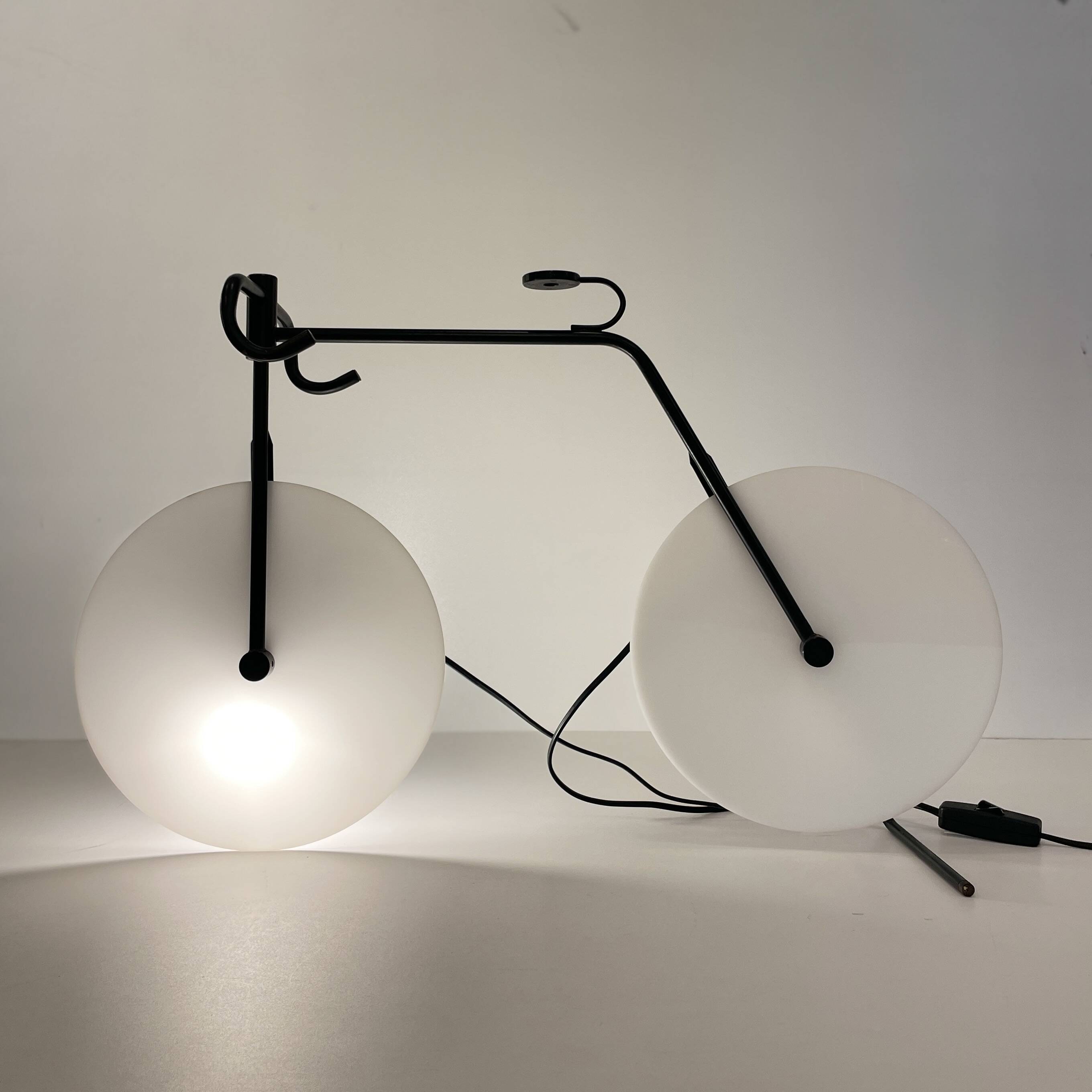Bicycle Wall or Table Lamp by BAG Turgi from 1980'
