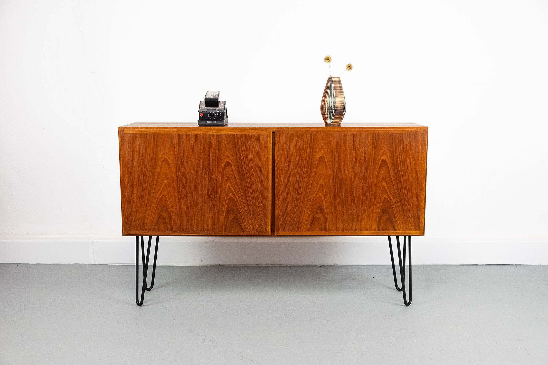 Small Teak Sideboard from Omann Jun, 1960s
