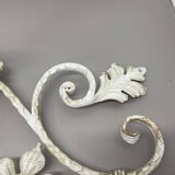 1 de 3 xxl 73cm blanc Métal Florentiner Applique murale de théâtre, Italie, années 1970