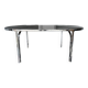 Vintage glass and chrome table