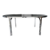 Vintage glass and chrome table