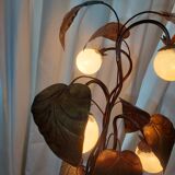 Floor lamp rhubarb leaf 70s