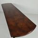 Antique English drop-leaf dining table – Victorian – 8 legs – oval shape – seats 8
